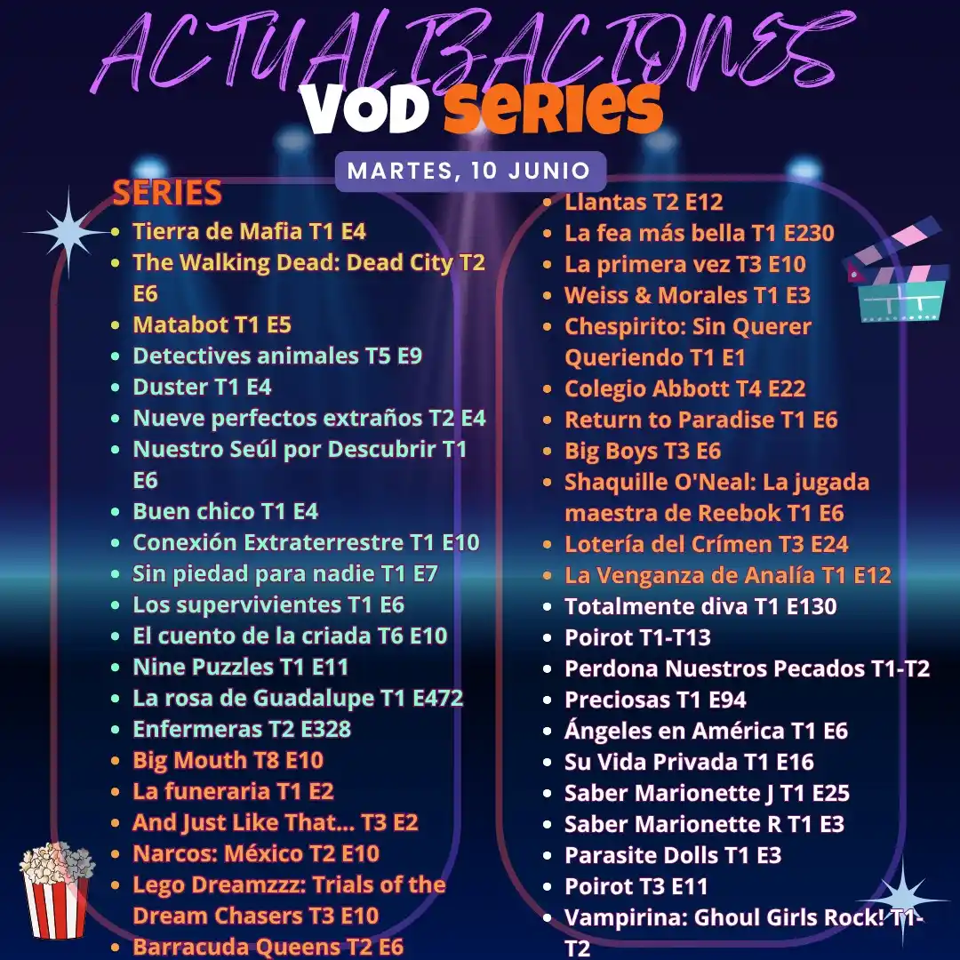 Image from Actualizaciones VOD 🎬: 🚀🚀🚀 *Actualizaciones VOD* en _Mag1s TV_ hasta el `10 de Junio` •...