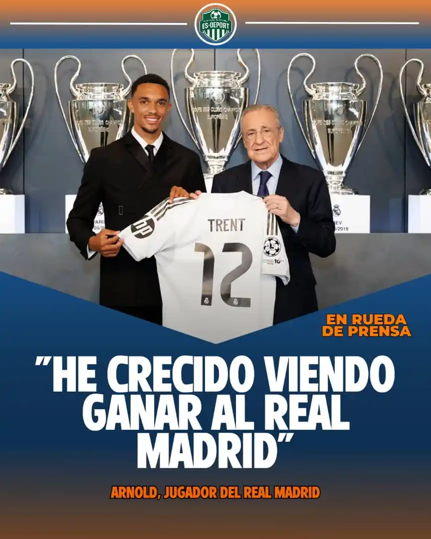 Image from ES-DEPORT ⚽👑: 🏴🤍 ARNOLD y su VÍNCULO con el REAL MADRID: 🏆 "Quería s...
