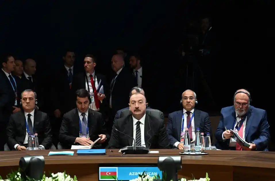 Image from Caliber: 🇦🇿🇭🇺Как сообщалось ранее, сегодня в Будапеште президент Азербайджа...