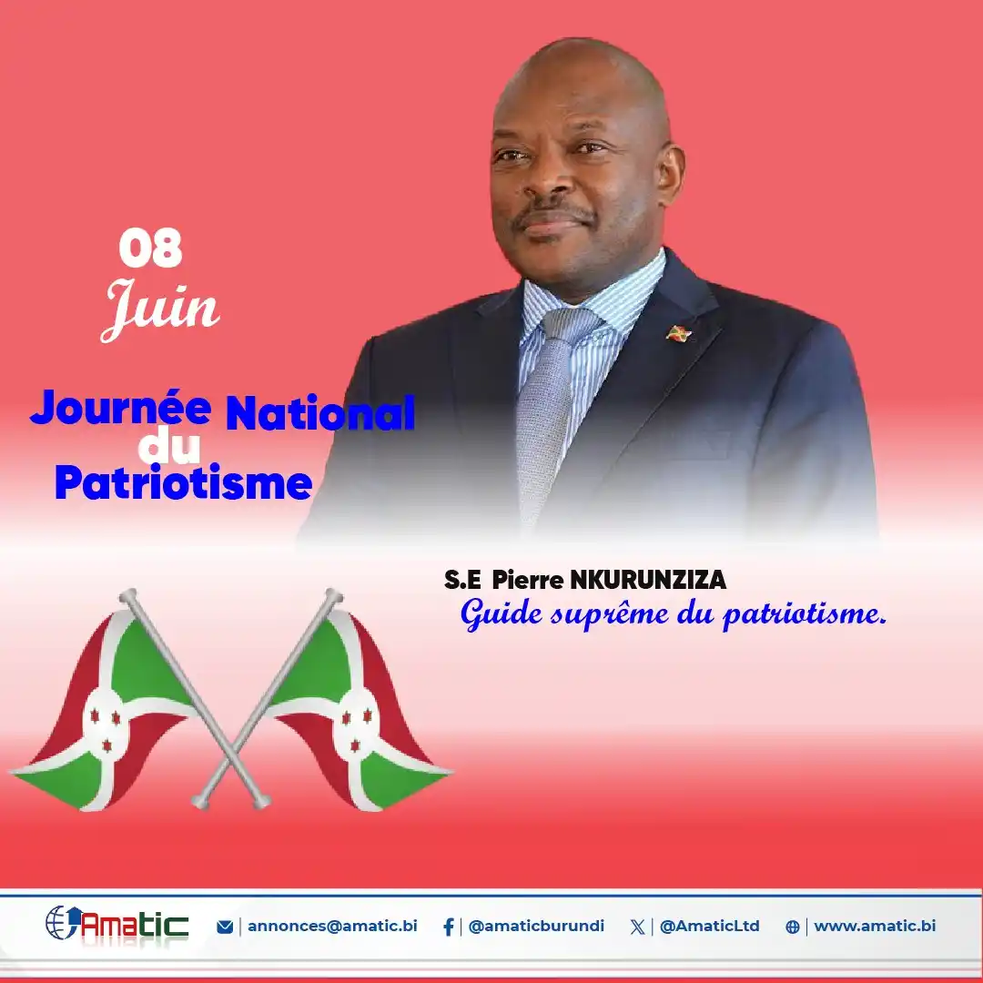 Image from Amatic Group: 🇧🇮✨ 08 Juin – Journée Nationale du Patriotisme ✨🇧🇮 Aujourd’hui, la...
