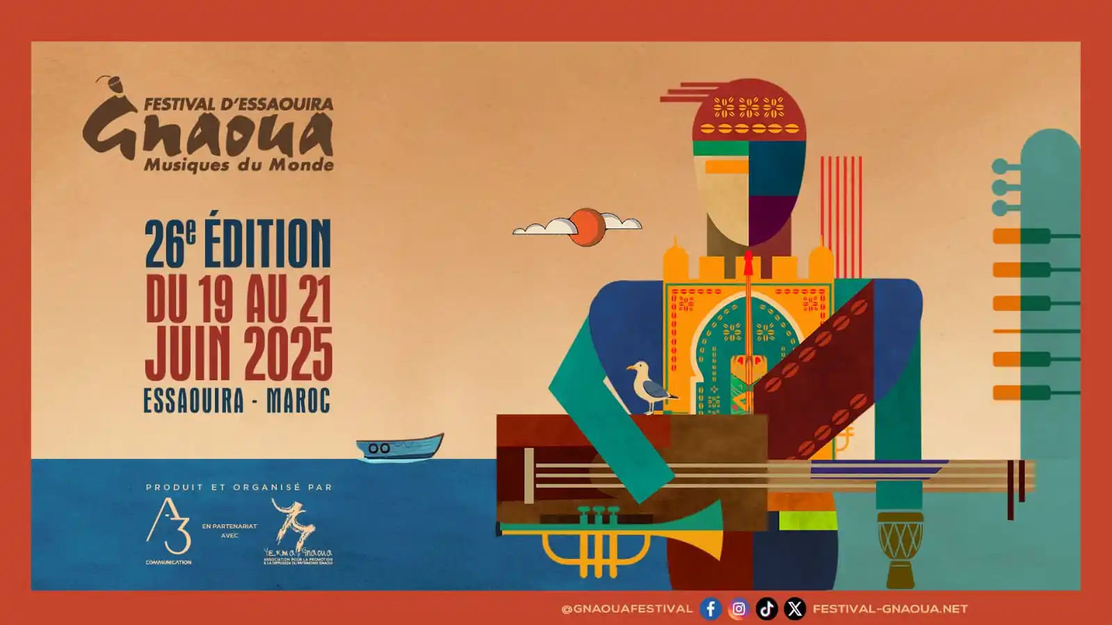 Image from L'InfÔrmat'Heure Marocain Channel: *Bon Plan Festival*   Du 19 au 21 juin 2025, la cité des alizés accuei...
