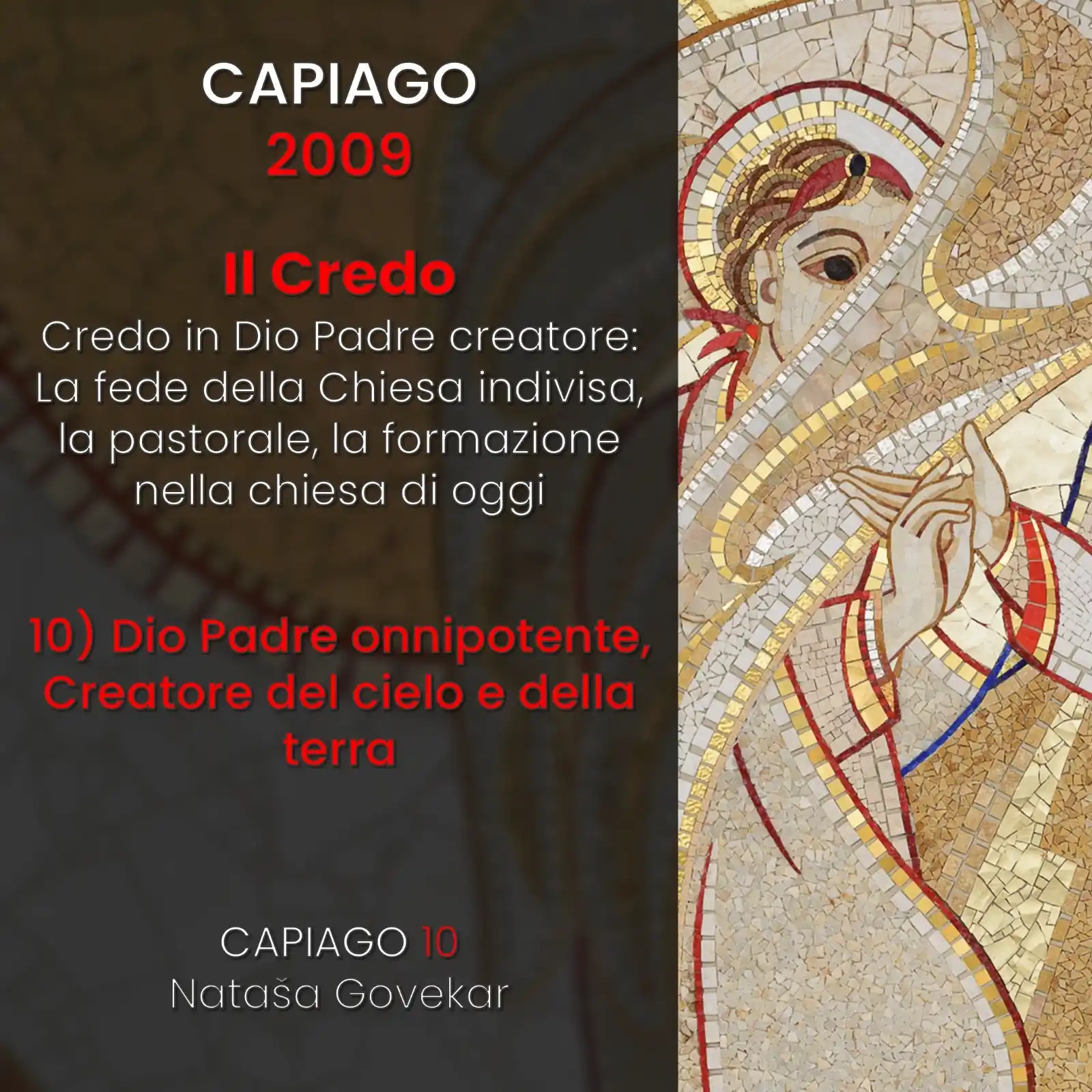 Image from Centro Aletti: *[CORSI ONLINE] IL CREDO* 10) Dio Padre onnipotente, Creatore del ciel...