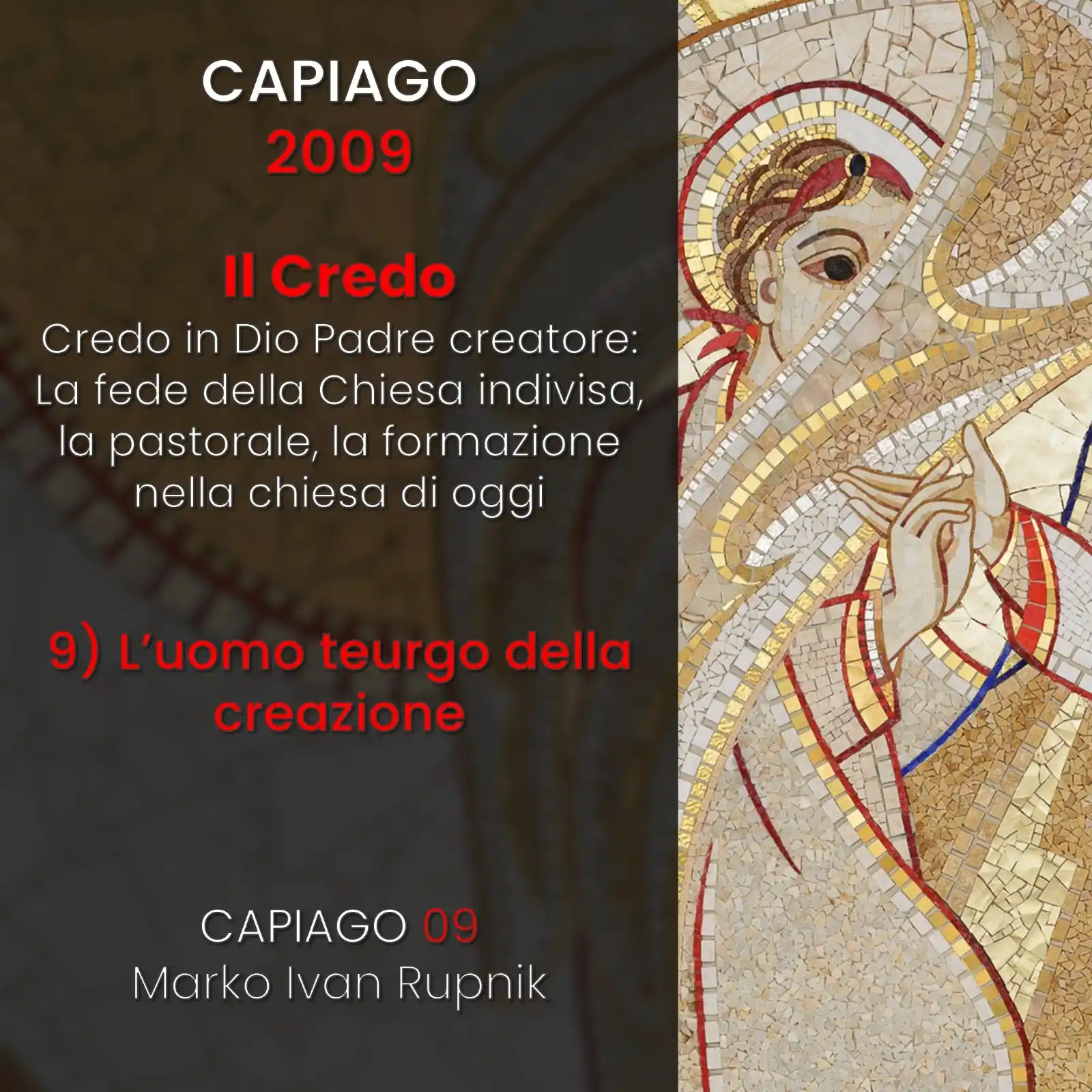 Image from Centro Aletti: *[CORSI ONLINE] IL CREDO* 9) L’uomo teurgo della creazione  https://yo...