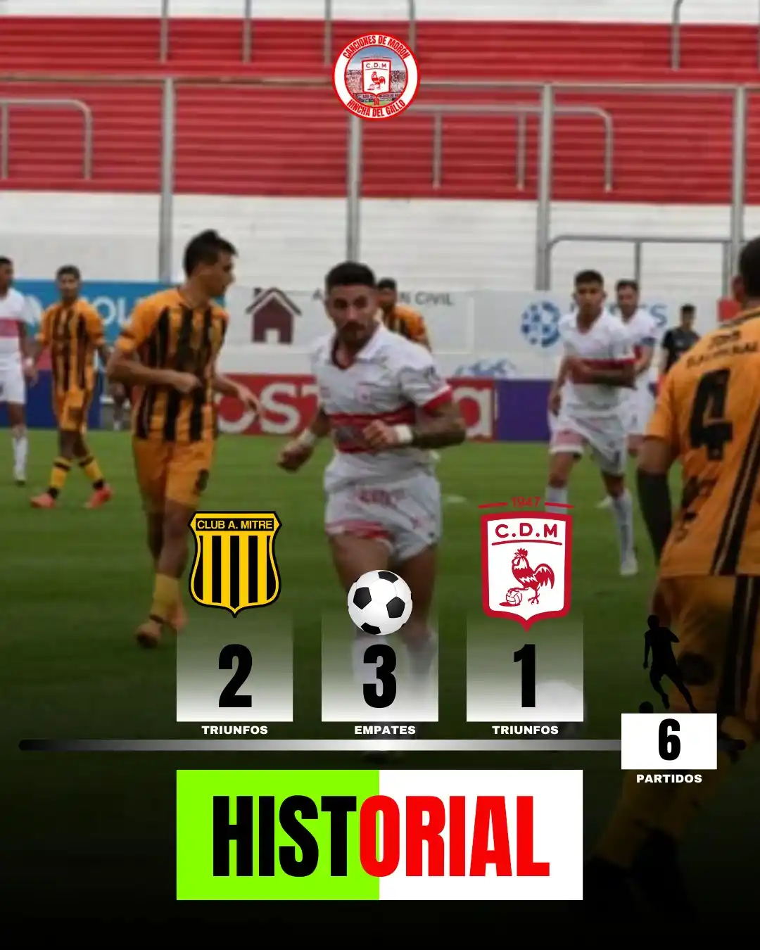 Image from 🐓 Hincha Del Gallo: ¡🆚 El Historial!. Así se encuentra el Historial ante Mitre en el que...