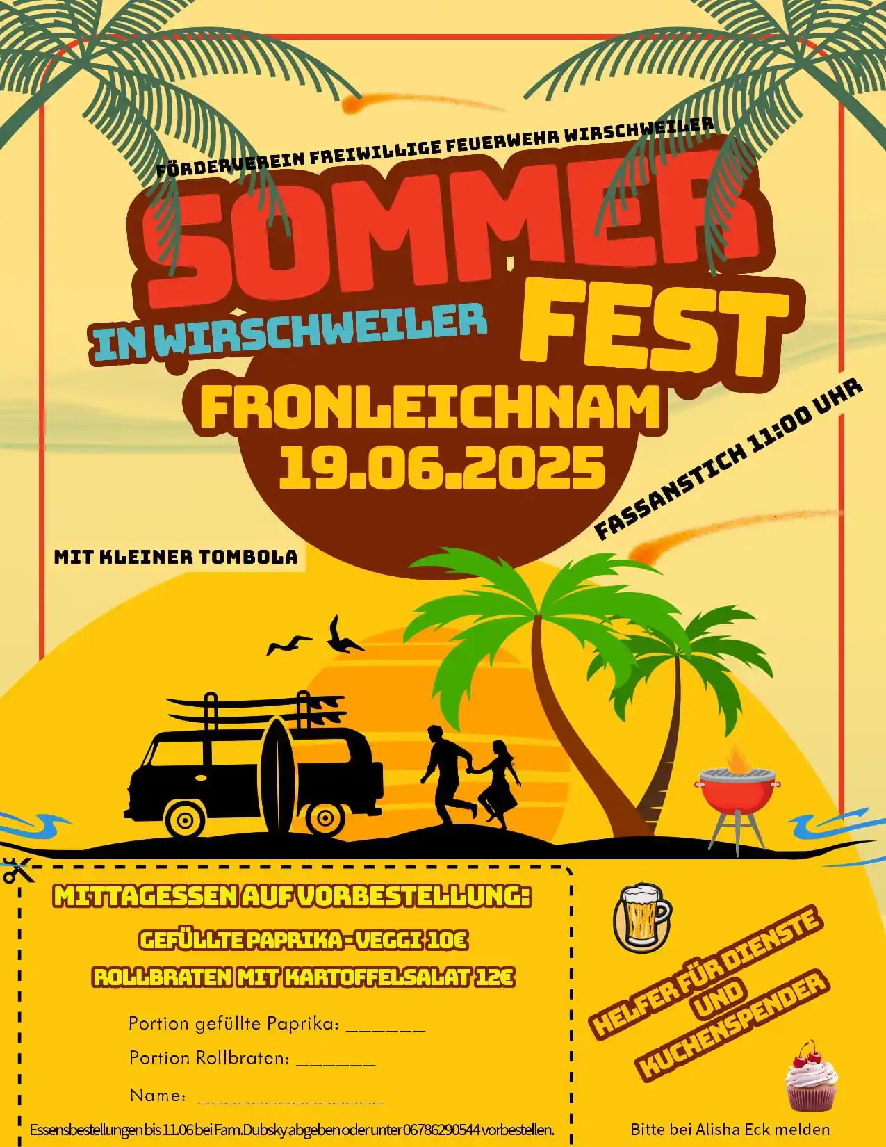 Image from Ortsgemeinde Wirschweiler: Es ist wieder soweit ‼️ Das Sommerfest steht wieder vor der Tür. Der ...
