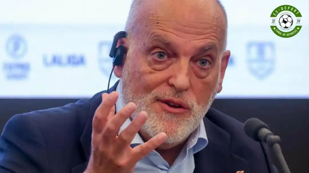 Image from ES-DEPORT ⚽👑: 🎙️🇪🇸 Javier Tebas: 🗣 _"Hay diferencias entre el Barça y el Madrid...