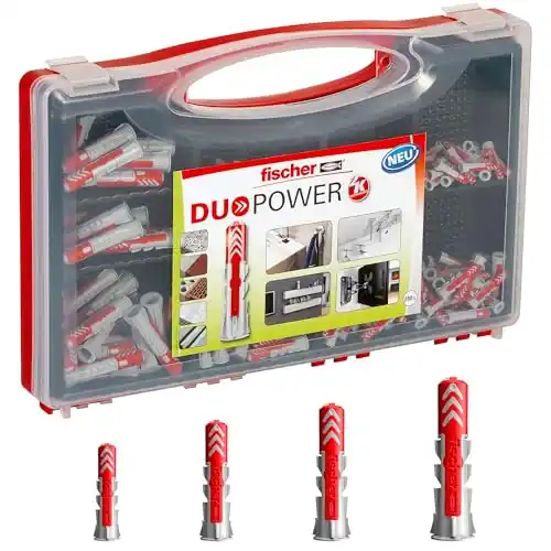 Image from Pirate Deals Angebote | Preisfehler, Schnäppchen, Rabatte & Freebies: fischer Red-Box DuoPower, Sortimentsbox mit 280 DuoPower Dübeln (30 St...