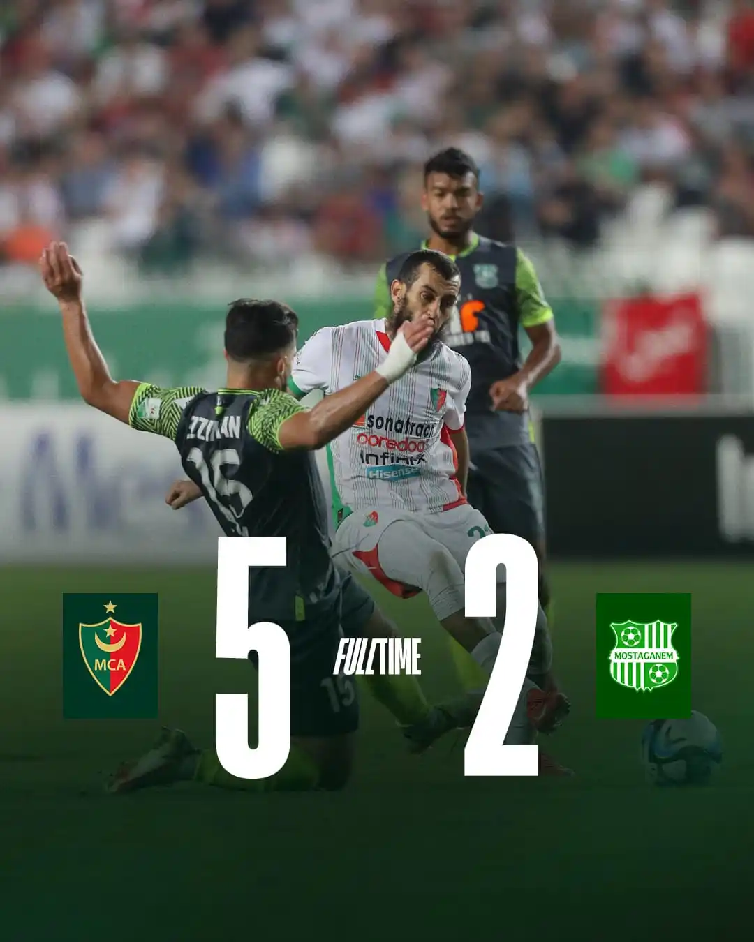 Image from Mouloudia Club of Algiers - مولودية الجزائر: ✊ | جاية جاية جيبوها يا لولاد 🤝 | مولودية الجزائر 5️⃣ - ترجي مستغانم...