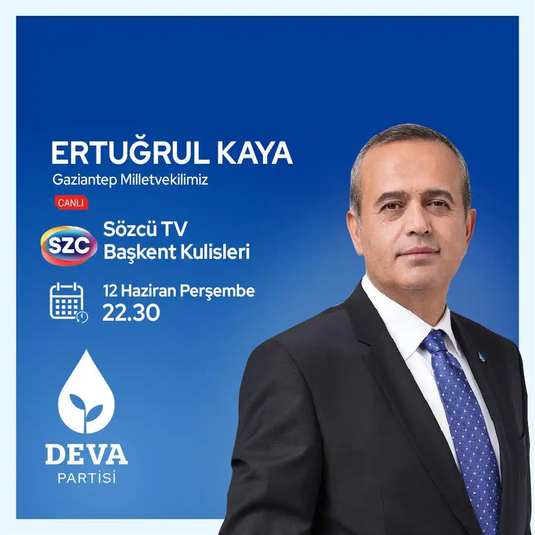 Image from DEVA Partisi: 💧🌱 Gaziantep Milletvekilimiz Ertuğrul Kaya 12 Haziran Perşembe, 🗓 ...