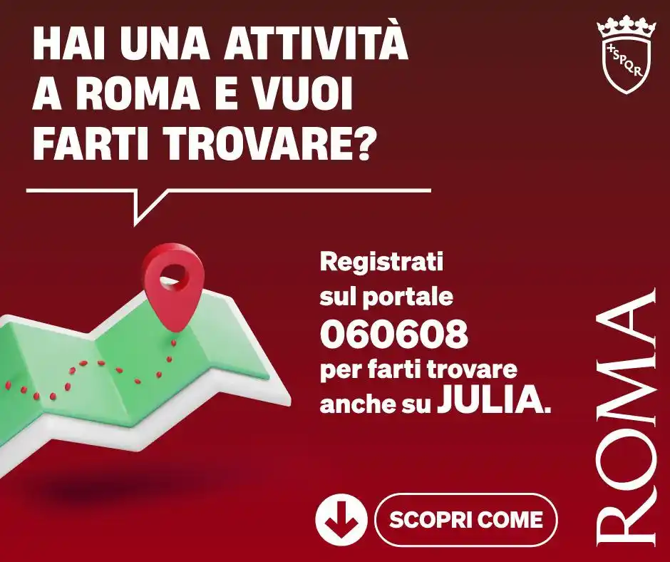 Image from Roma Capitale: 📢🏬 *Hai un'attività a Roma e vuoi farti conoscere?* ➡️ *Registrala ...