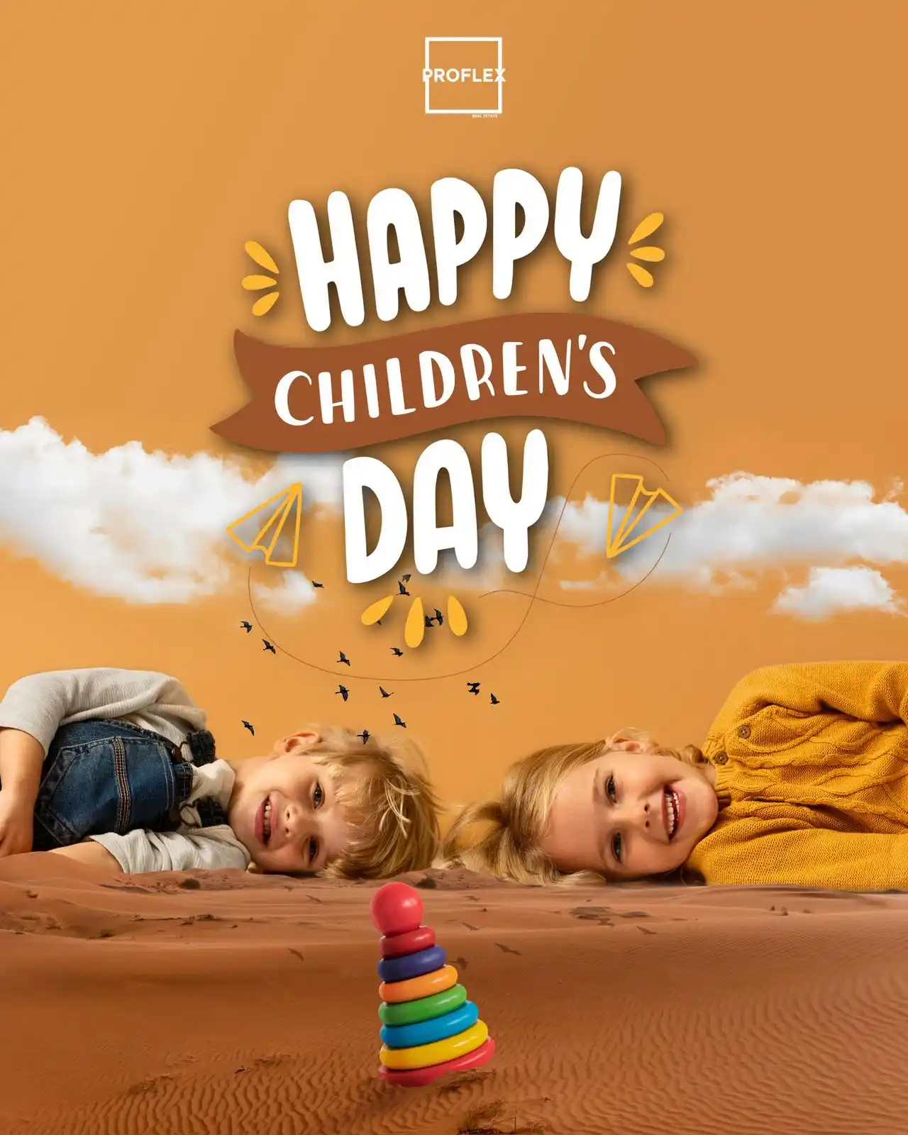 Image from PROFLEX Real Estate: 🌟 Happy Children’s Day! 👧👦💫 Today, we celebrate the joy, innocence...