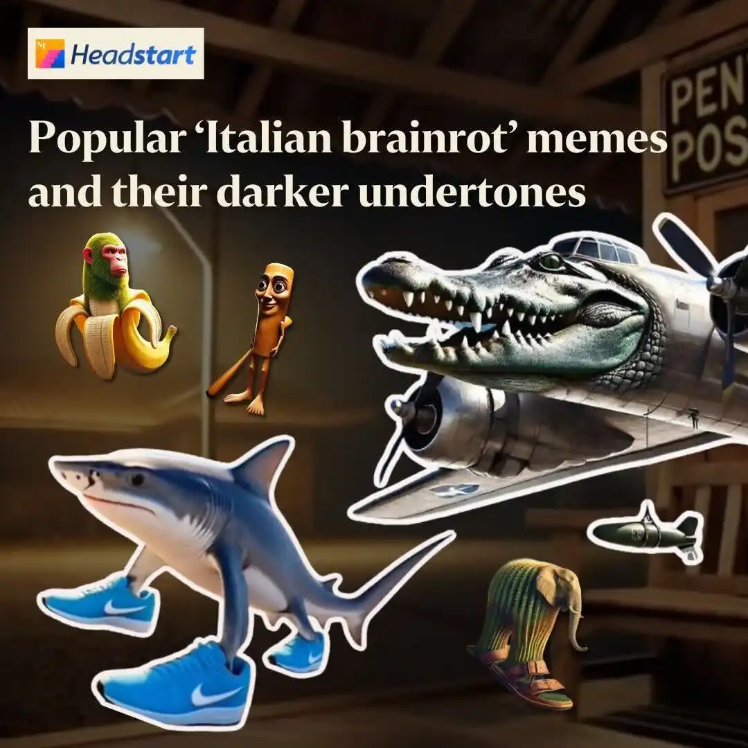 Image from The Straits Times: Have you seen these "Italian brainrot" memes? While they have become ...