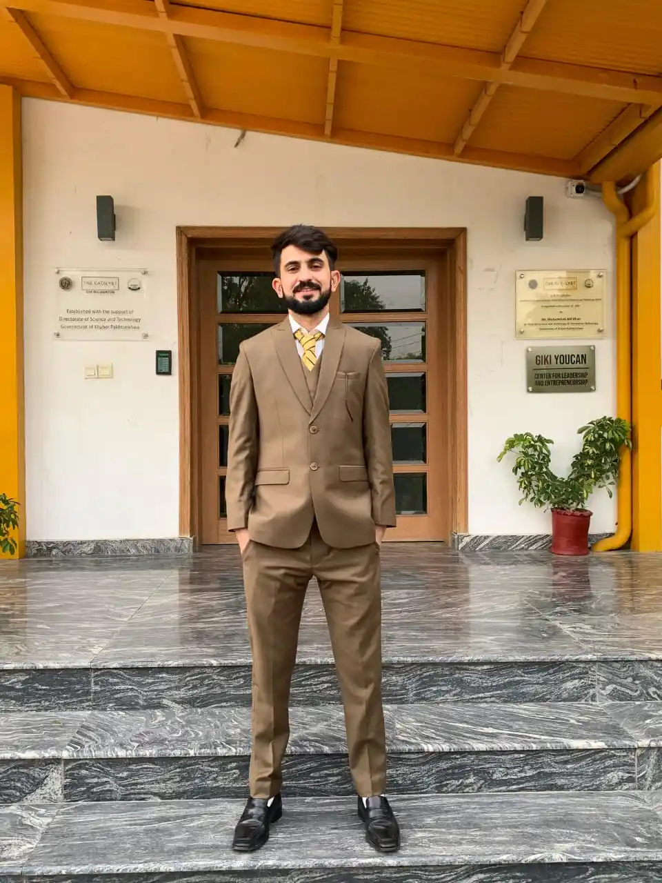 Image from GBC Students Support Network: Huge congratulations to Mr. Usama Mangol on successfully defending his...