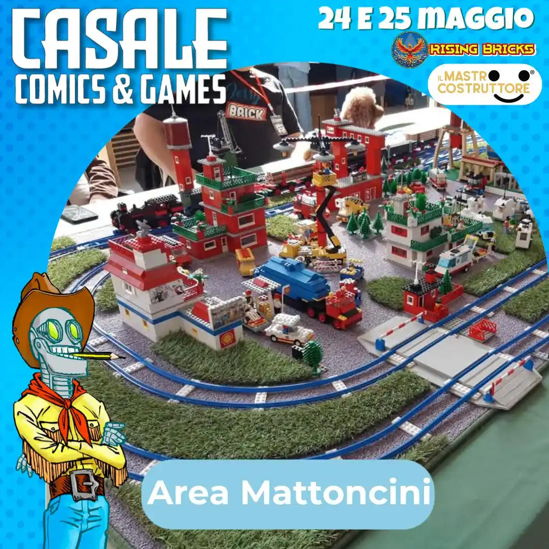 Image from Il Mastro Costruttore®: 🧱 Il vintage non mancherà a Casale Comics & Games! Nell’area mattonci...