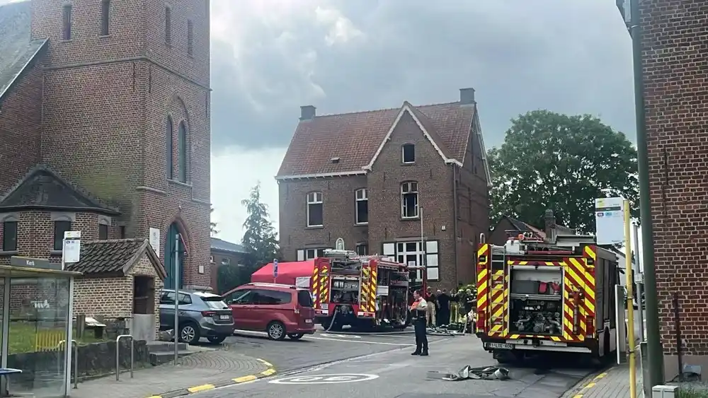 Image from VRT NWS: In het onderzoek naar dubbele moord na een brand in Haasrode waarbij e...