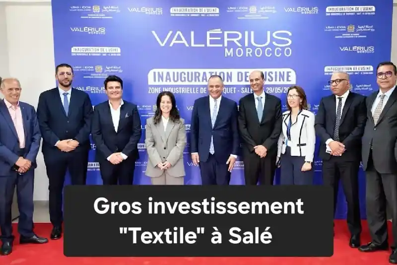Image from L'InfÔrmat'Heure Marocain Channel: *Info Express* Valerius Morocco a inauguré à Salé une nouvelle unité...