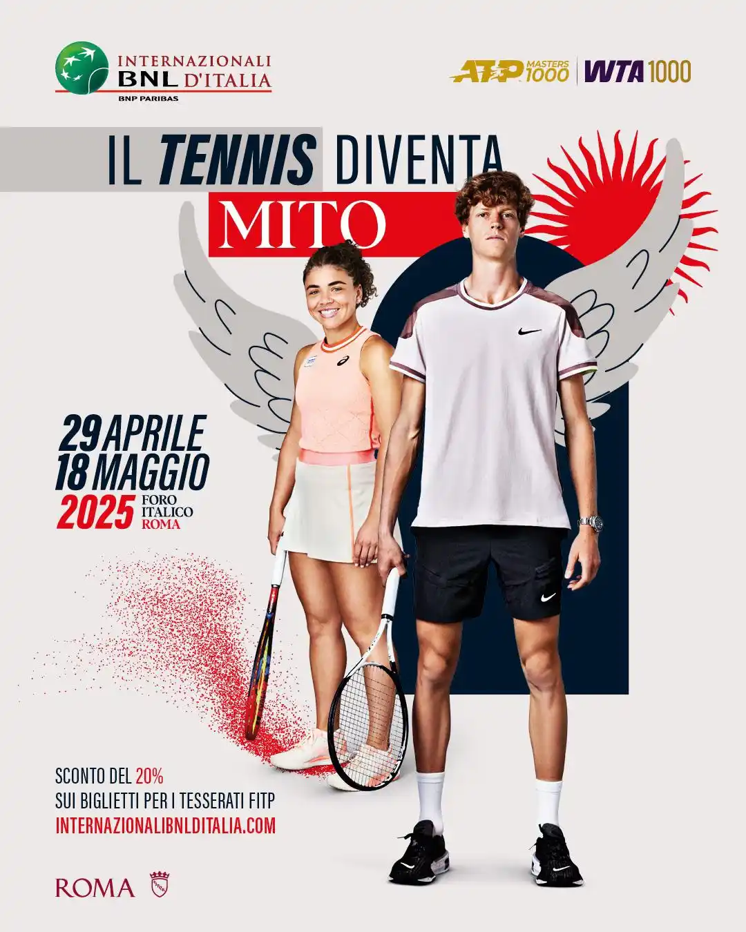 Image from Roma Capitale: *🎾 Internazionali d’Italia: come raggiungere il Foro Italico con tpl,...