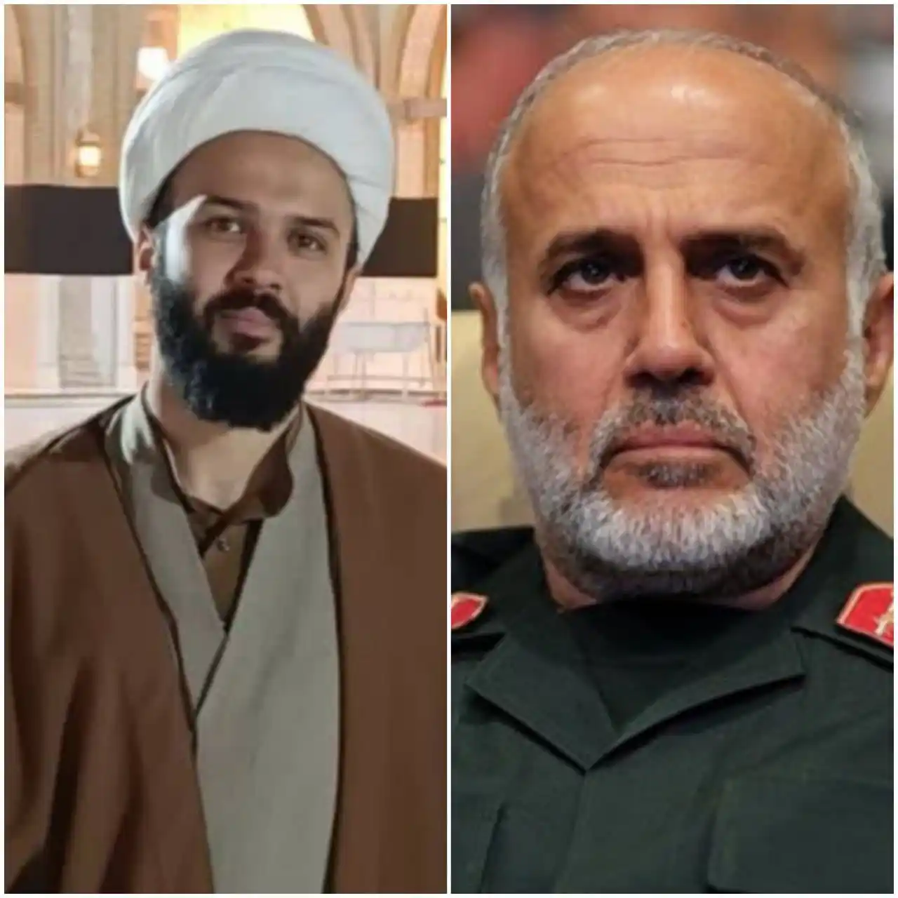Image from NewsRoom: قائد مقر خاتم الأنبياء العسكري اللواء غلام علي رشيد ونجله اللذان استشه...