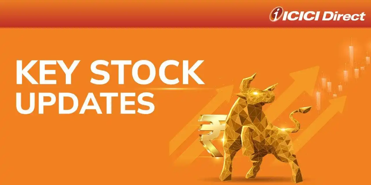 Image from ICICI Direct: *Key Stock Updates* 1. *Vedanta's zinc subsidiary* declared a ₹10/sha...
