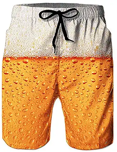 Image from Pirate Deals Angebote | Preisfehler, Schnäppchen, Rabatte & Freebies: Loveternal Badehose für Herren 3D Duck Bier Badehose Herren Kurze Schn...