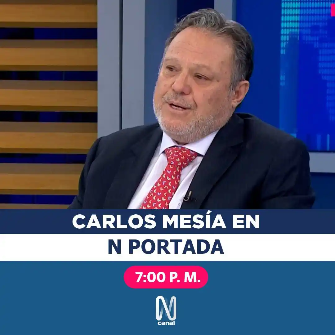 Image from Canal N: Mario Ghibellini entrevistará al expresidente del TC, Carlos Mesía, so...