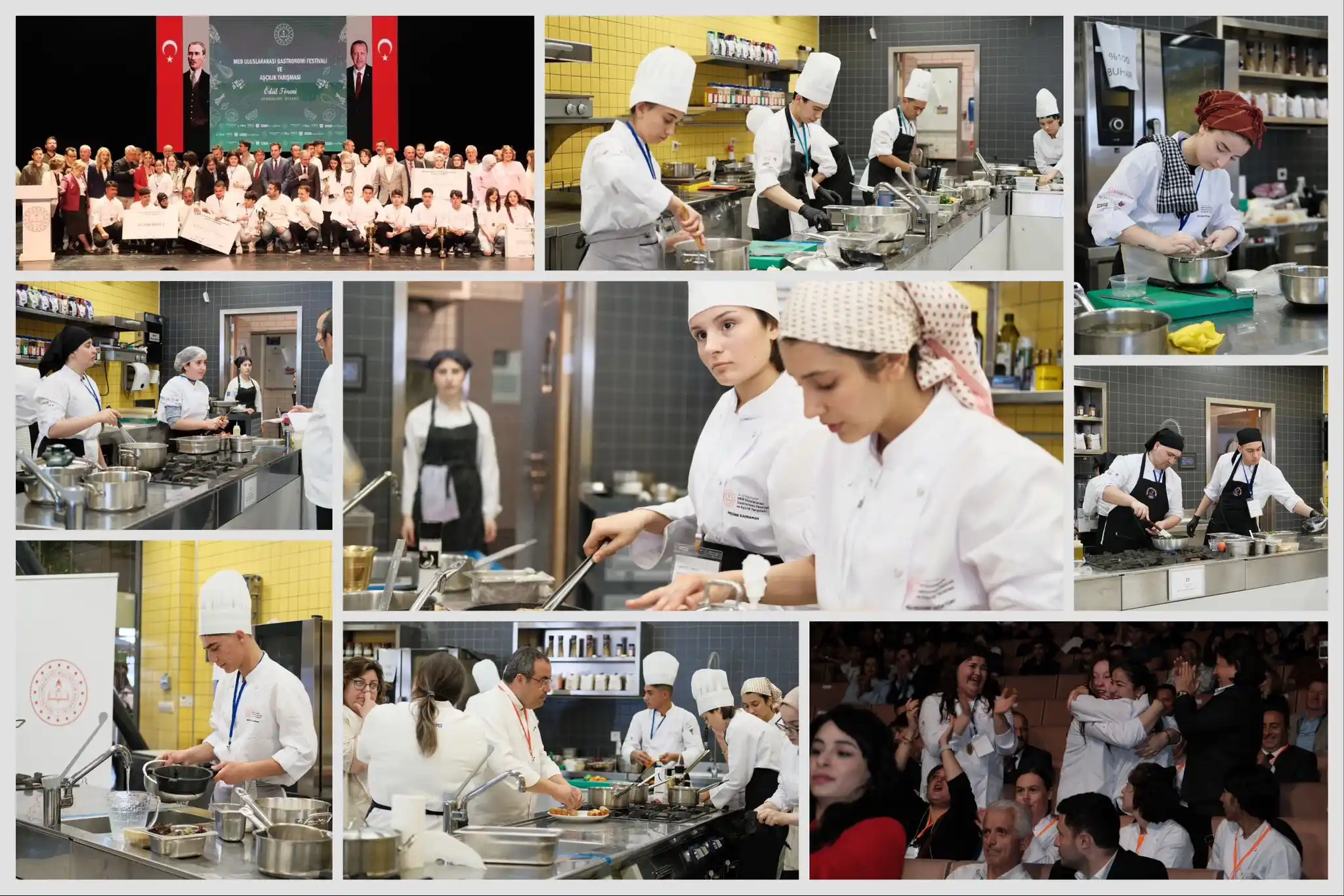 Image from Millî Eğitim Bakanlığı: “MEB Uluslararası Gastronomi Festivali ve Aşçılık Yarışması”nın Ödül T...