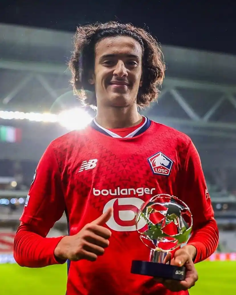 Image from SOCCER WORLD News HQ: Milan asked Lille about Ayyoub Bouaddi: the price is set at €50–60 mil...