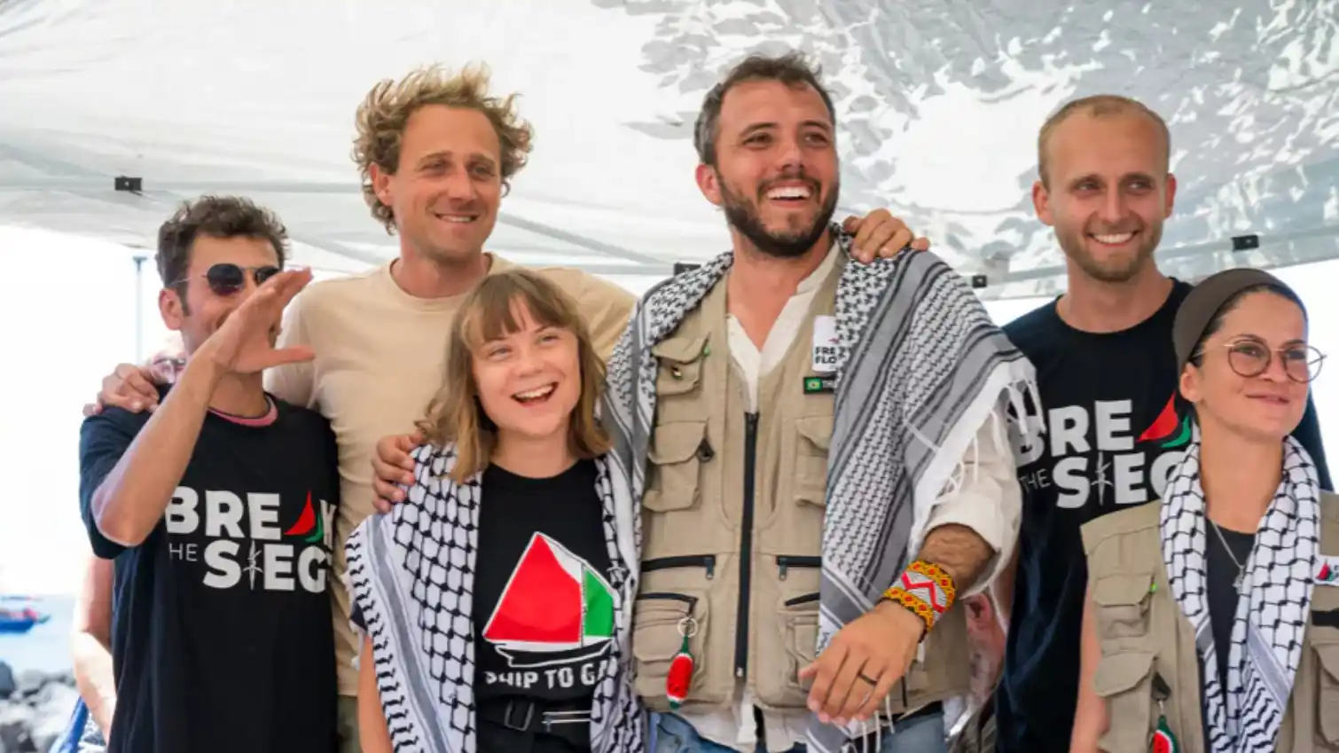 Image from VRT NWS: Milieuactiviste Greta Thunberg, een van de 12 activisten van het human...