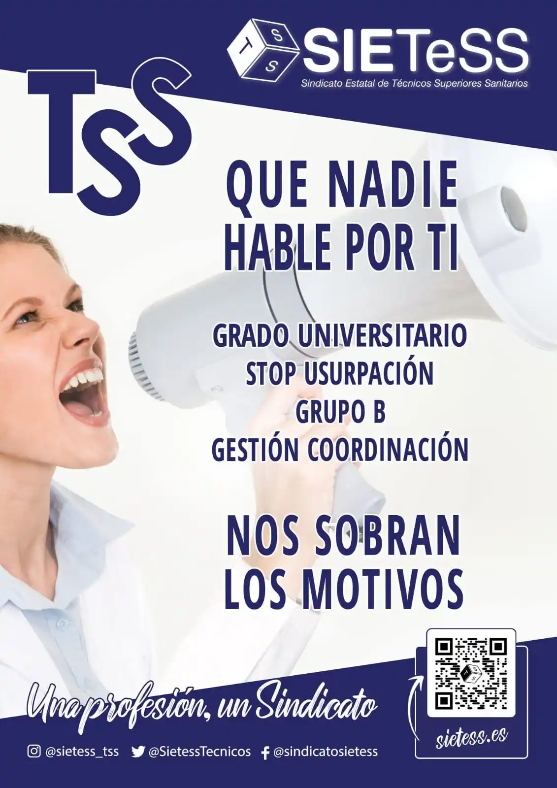 Image from Técnicos Superiores Sanitarios: ❗No dejes en otras manos lo que puedas hacer tú ❗ 🗳Elecciones sindic...