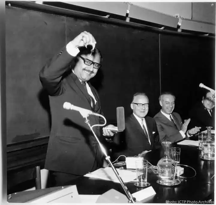 Image from GBC Students Support Network: Nobel Prize laureate Abdus Salam founded the ICTP (International Centr...