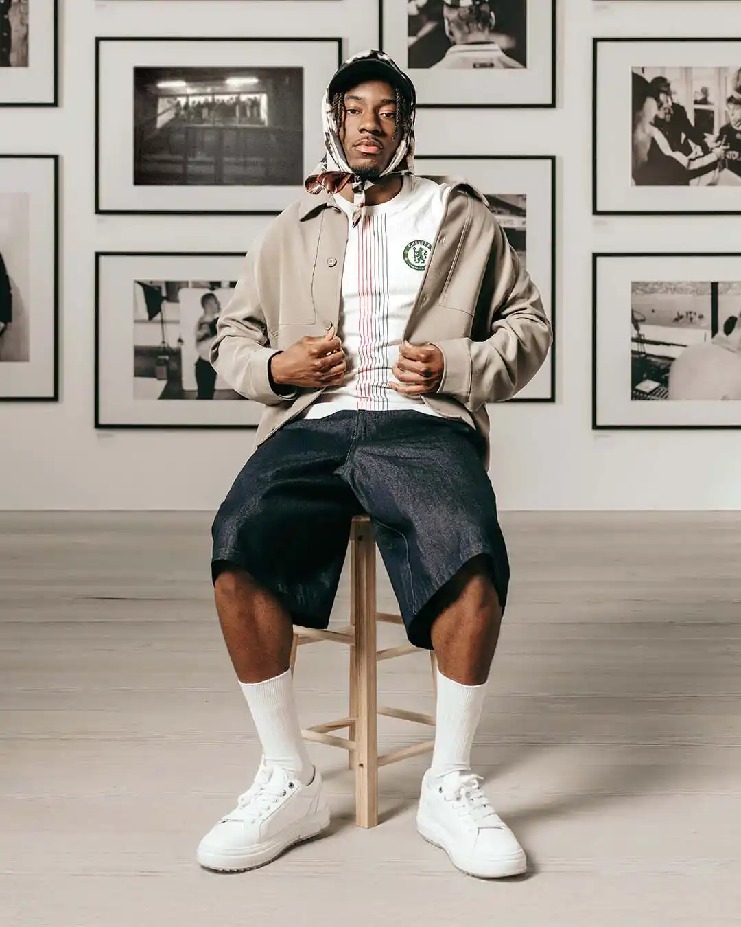 Image from Football News: Noni styling our fresh new Away strip. 👌 🛒 https://bit.ly/awaykit_...