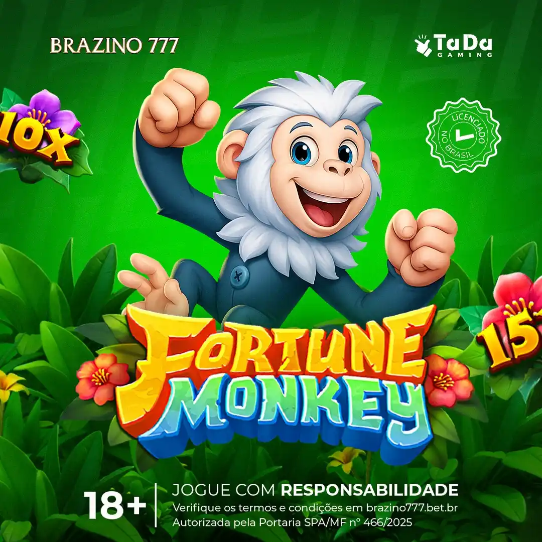 Image from Brazino777.Bet.Br cassino: 🙈🍌 O Fortune Monkey tá mais ligado que macaquinho tomando energético...