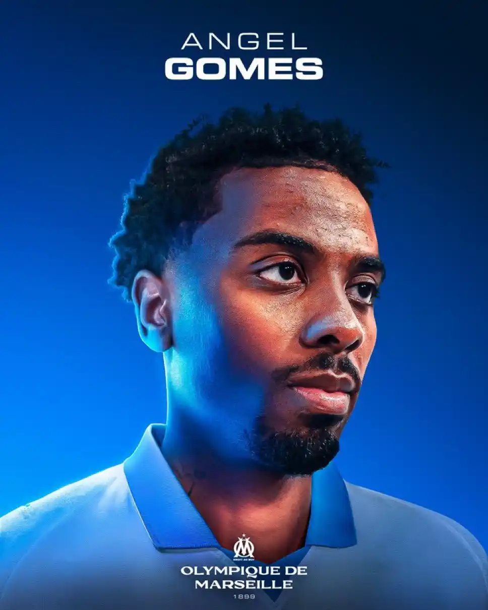 Image from SOCCER WORLD News HQ: OFFICIAL: Marseille have signed Angel Gomes on a free transfer after h...