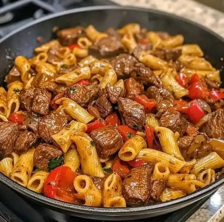 Image from Cooking & Baking Tips🇿🇼😋♡: one-pot zesty steak pasta: Ingredients: • 1 lb steak (such as sirloin ...