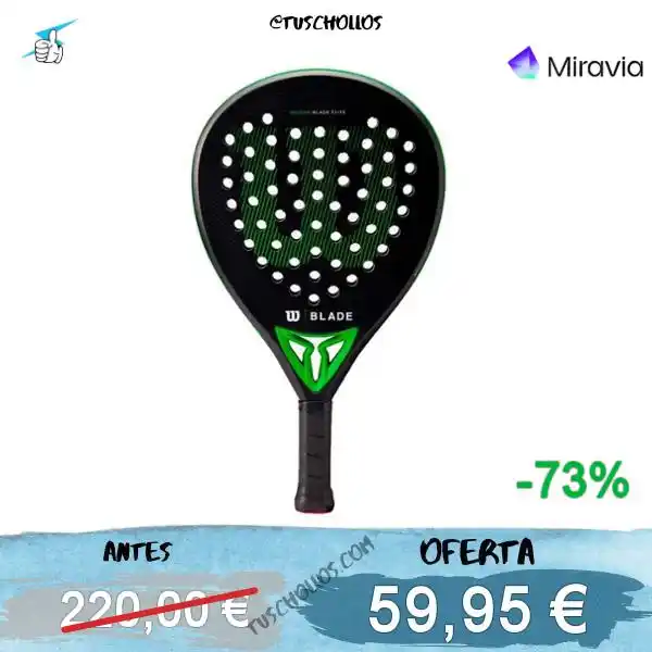 Image from Tuschollos - Ofertas, Chollos Y Gangas Todos Los Días De Amazon, Miravia Y Aliexpress!!!: *🏓👌🏼PALA DE PÁDEL WILSON BLADE EN BAJADA DE PRECIO!* #, 🔊 () WIL...