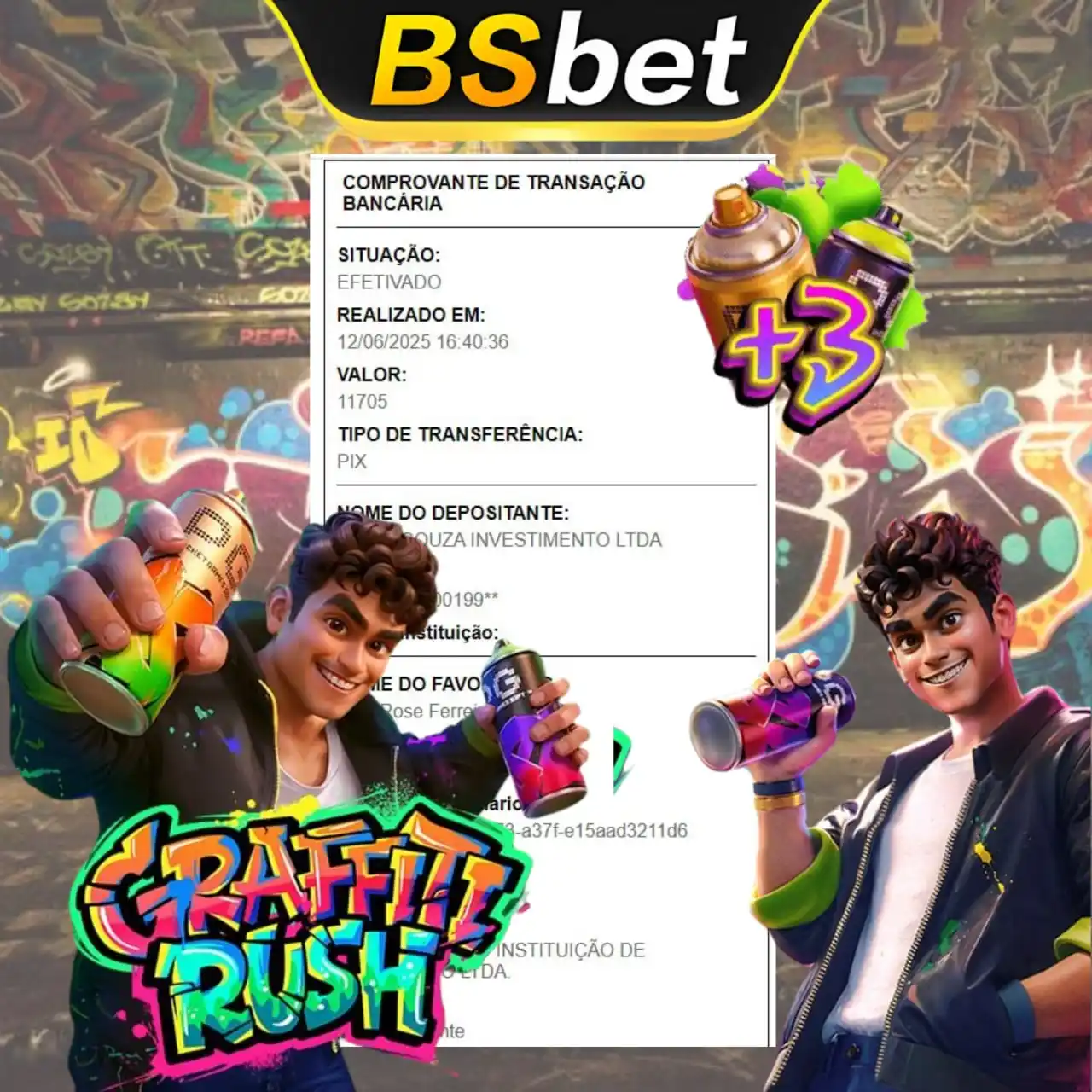 Image from Bsbet | Canal Oficial: 🌟🌟 Parabéns a outro cliente sortudo da Bsbet que ganhou o grande p...