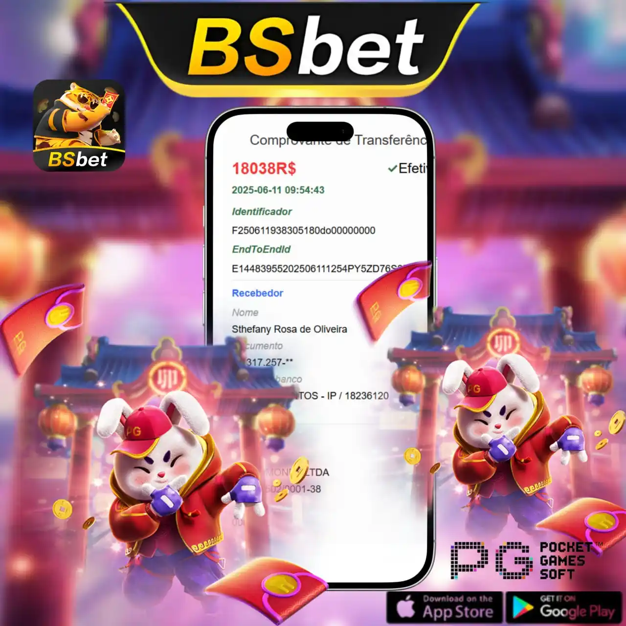 Image from Bsbet | Canal Oficial: 💰 Parabéns a outro cliente sortudo da Bsbet que ganhou o grande prê...