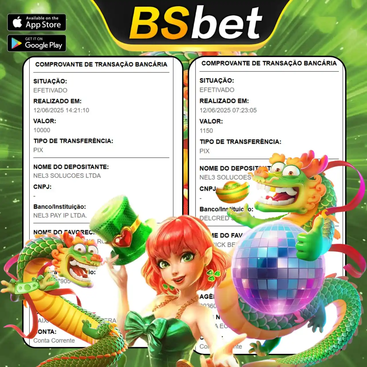 Image from Bsbet | Canal Oficial: 🌟🌟 Parabéns a outro cliente sortudo da Bsbet que ganhou o grande p...