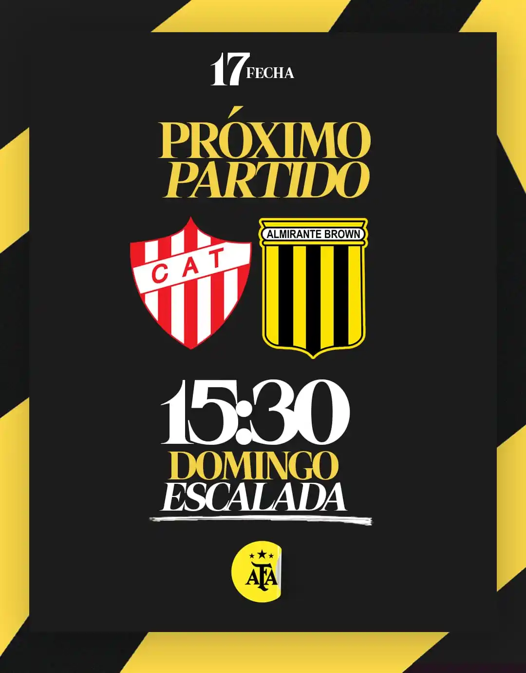 Image from Club Almirante Brown ✔️: 📍 Próximo destino: Escalada <a class="text-blue-500 hover:underline ...
