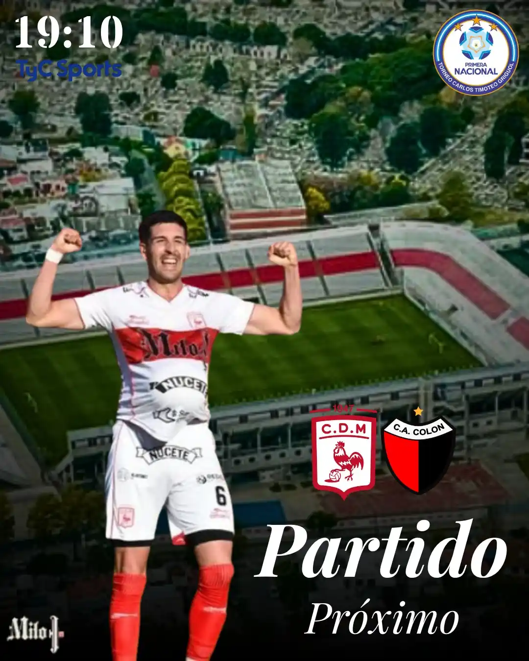 Image from 🐓 Hincha Del Gallo: ¡⚽🐓 PRÓXIMO PARTIDO DEL GALLO!. Morón se enfrenta a Colón el partido...
