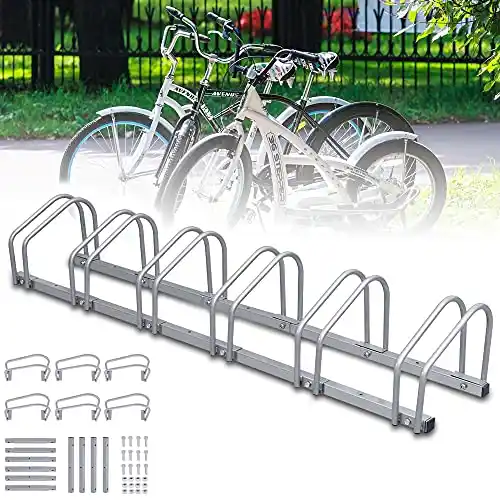 Image from Pirate Deals Angebote | Preisfehler, Schnäppchen, Rabatte & Freebies: Randaco Fahrradständer, Mehrfachständer, Fahrradhalter Bodenständer, P...