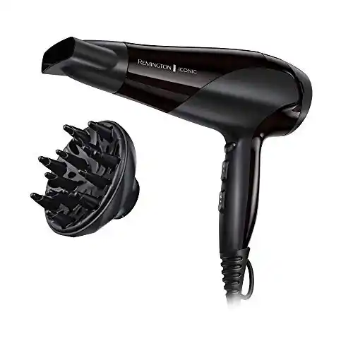Image from Pirate Deals Angebote | Preisfehler, Schnäppchen, Rabatte & Freebies: Remington Haartrockner Ionen [leicht, Diffusor & Stylingdüse] schwarz ...