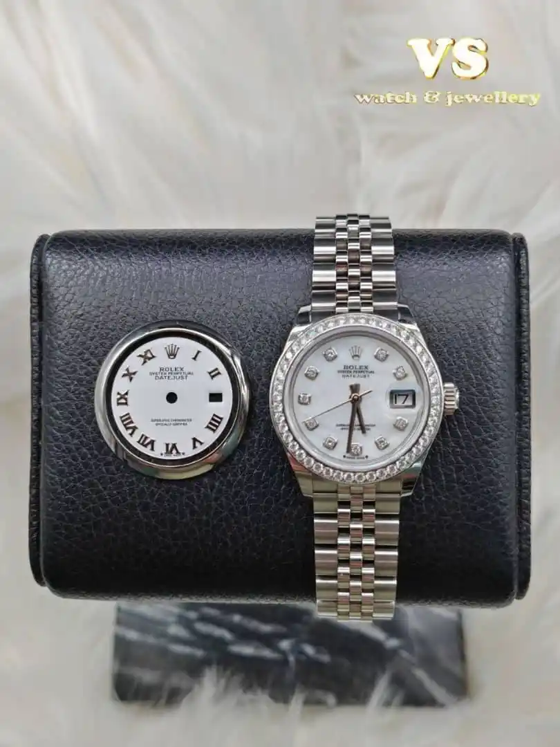 Image from VS Watch & Jewellery Channel 📺: Rolex Datejust 279160 Steel 28mm,Automatic Convert Diamonds Bezel Conv...