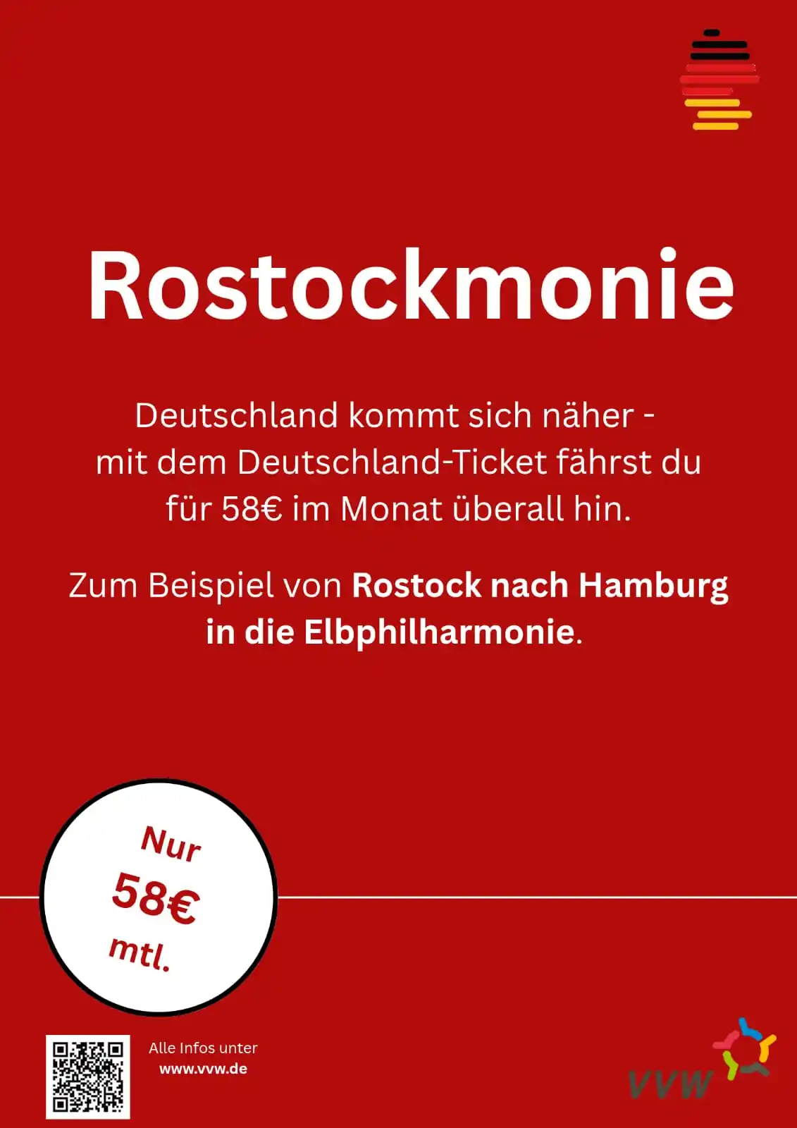 Image from MobiREGION Fahrgastinformation: *Rostockmonie* Ob von Rostock nach Hamburg, Rostock nach Berlin oder ...