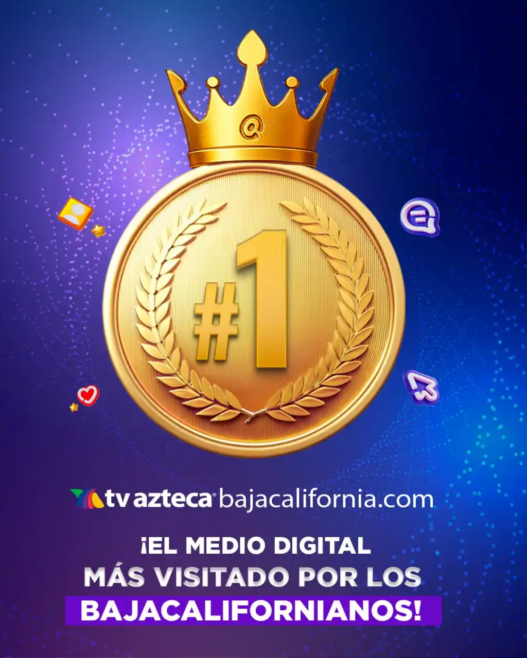 Image from TV Azteca Baja California : 🔥 ¡Seguimos en la cima! TV Azteca Baja California se mantiene en el p...