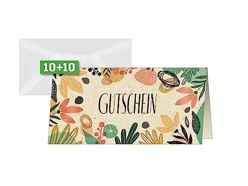Image from Pirate Deals Angebote | Preisfehler, Schnäppchen, Rabatte & Freebies: SIGEL DS620 Gutscheinkarten Geschenkgutscheine | Vordrucke zum Selbsta...