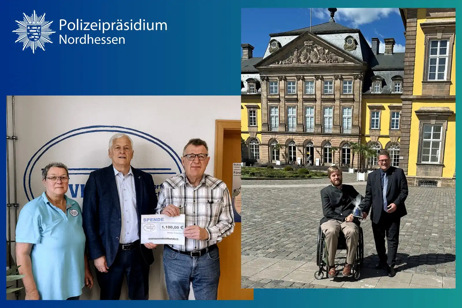 Image from Polizei Nordhessen: 🎁 *Spenden statt Geschenke – ein starkes Zeichen für den guten Zweck!...