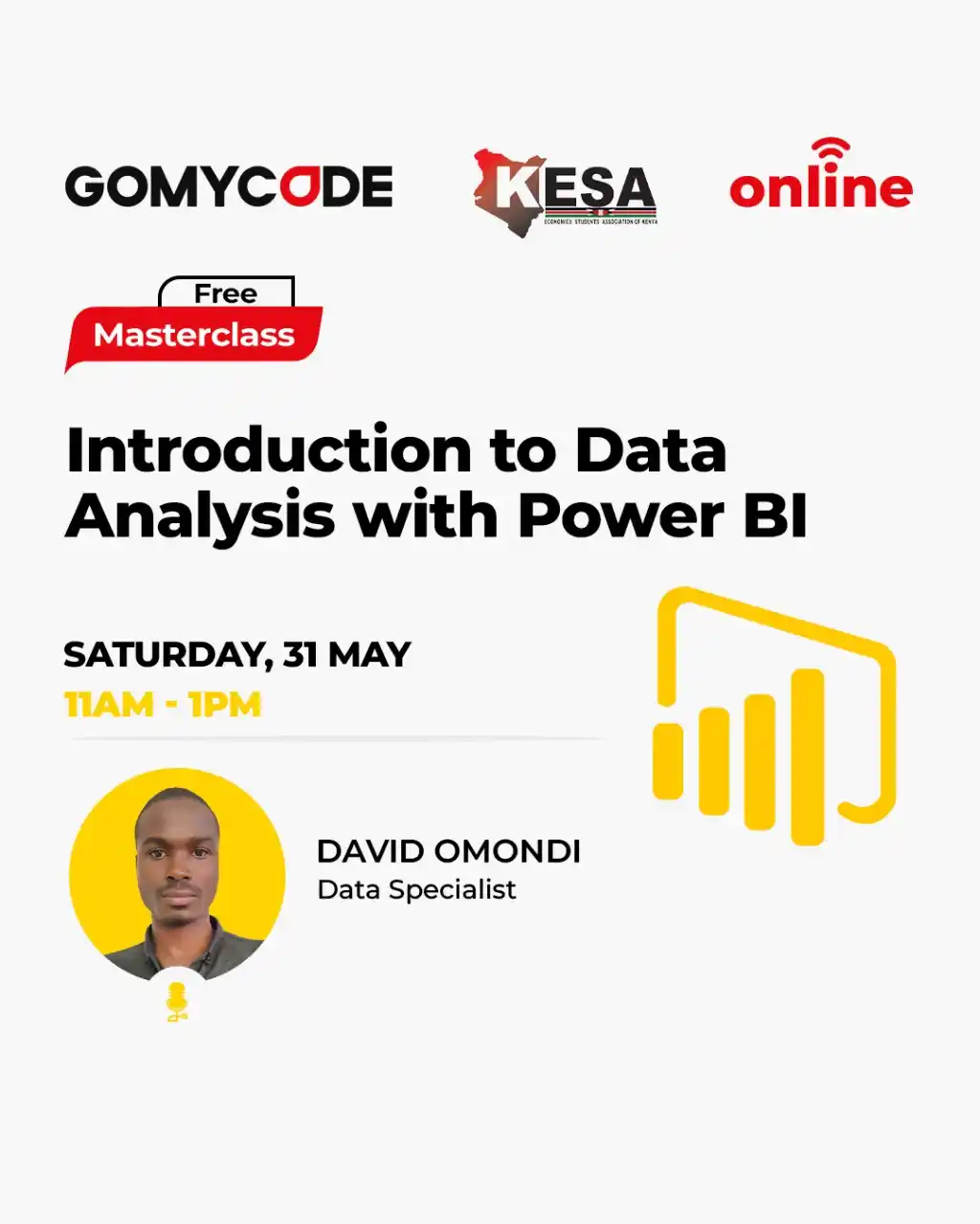 Image from KESA: Starting from 11:00AM- 1:00PM Join directly using the link hereunder....
