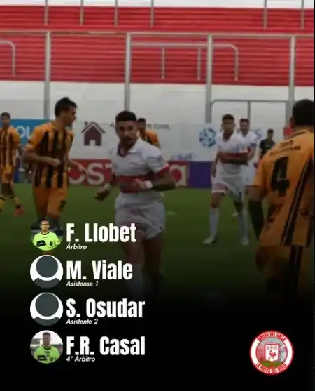 Image from 🐓 Hincha Del Gallo: ¡⚽ Terna Arbitral para el Domingo!. Árbitro: Fabrizio Llobet Asistent...