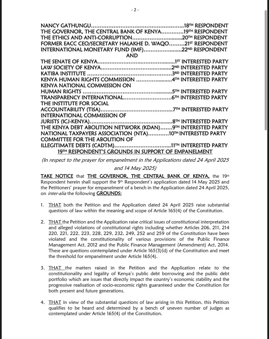 Image from Okiya Omutata The6th: The Central Bank of Kenya (CBK) has officially backed our petition on ...